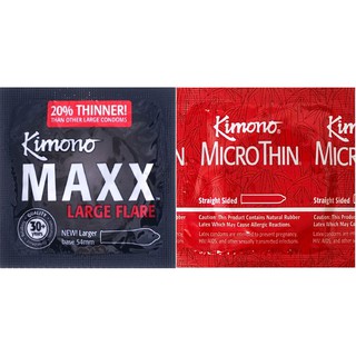 Kimono MicoThin / Maxx Flare Condoms 3pcs (1)