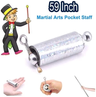 43.30"/110cm Metal Appearing Cane Pocket Bo Staff Magic Wand Stage Close-up Magic Trick (1)