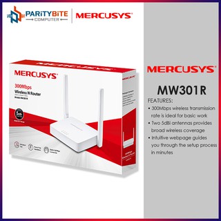 (Powered by TP-Link) Mercusys MW301R 300Mbps Wireless N Router | WiFi Router | Multiple Usage