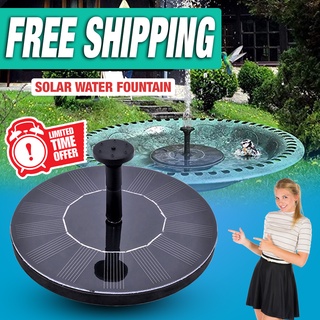 Solar Powered Floating Pump Mini Water Fountain for Home Pool Garden Decoration Free Shipping