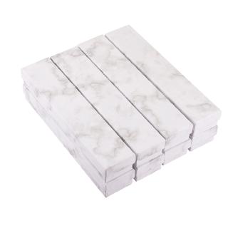 Ready Stock 8-20pcs Paper Cardboard Jewelry Boxes Necklace Box Mixed Shape White Boxes for Jewelry Storage