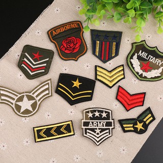 Army Armband Sew On Iron On Patch Badge Bag Clothes Fabric Applique DIY