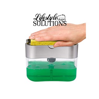 Pump Soap Dispenser Sponge Holder [LuiSa PH] [Why wait?Ship 2u fast] Dishwashing Soap Kitchen Sponge (4)