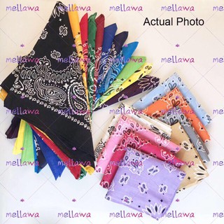 mellawa&12Pieces Affordable Scarf Bandana Handkerchief Panyo