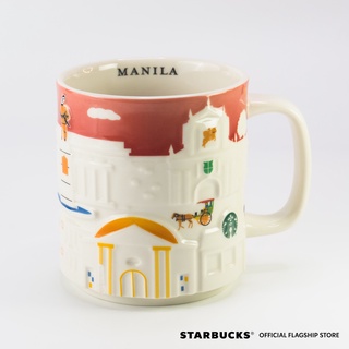 Starbucks 16oz Colored Relief Mug Manila