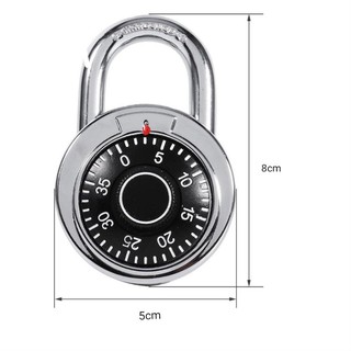 Rotary Padlock Digit Combination Code Lock Safe Dial Number