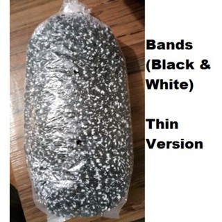 Sanrio Thin Rubber Bands (Black/White)