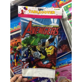 Avengers theme Birthday Table cover for 6 seater
