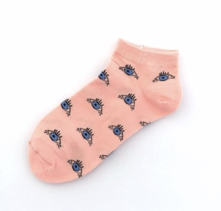 Korean Ins Ulzzang Supermarket Sock For Women/Freesize Set Of 6 (4)