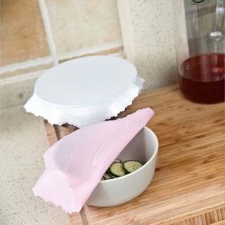 Silicone Stretch Bowls wrap Cover Reusable Cling Film Keep Fresh Cup Holder Mats