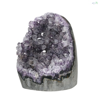 [/New/]Dark Purple Amethyst Geode Natural Amethyst Crystal Geode Cluster Healing Stone