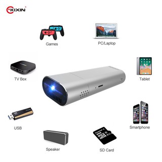 Kixin k4 mini Android DLP projector mini led projector home theater portable dvd pico projector 7FU