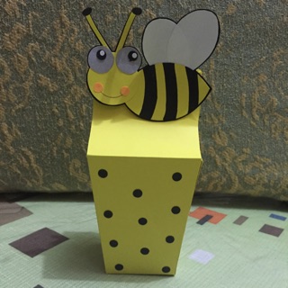 BraveHere~ Mini Loot Box | 3.5"x2" | Bumble Bee Theme