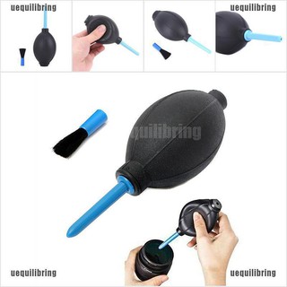 uequilibring Rubber Hand Air Pump Dust Blower Cleaning Tool +Brush For Digital Camera Lens