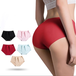 ❥Viburnum♔•Ice Silk Underwear Women's Clothing Seamless Underwear
