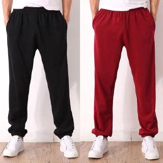 Plus Size XL-7XL Men Sport Jogger Pants Casual Fashion Cotton Loose Slim Stretch Gym Fitness Sweatpants Long Trousers