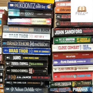 BOOKSALE: Preloved Pocketbook Mystery/Action/Thriller/Suspense Books from Various Authors (BATCH 4)