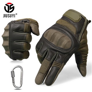 Tactical Military Full Finger Gloves Touch Screen Airsoft Combat Paintball Shooting Hard Knuckle Armor Bicycle Glove Men (1)