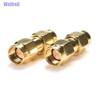 Wallrell> 1Pce Adapter Sma Male To Sma Male Plug Rf Connector Straight Gold Plating
