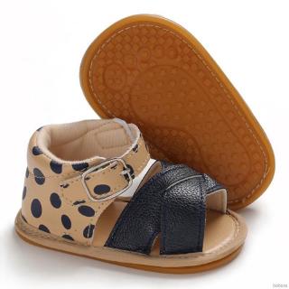 BOBORA Baby Girls Breathable Anti-Slip PU Shoes Sandals Toddler Soft Soled (5)