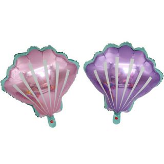 Big Mermaid Shell Under the the sea foil balloons