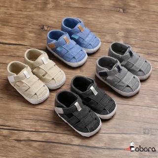 BOBORA aby Boy Breathable Anti-Slip Hollow Design Shoes Sandals Toddler Soft Soled First Walkers