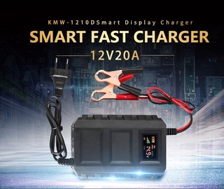 20A 12V Smart Fast Battery Charger LED Display For Car