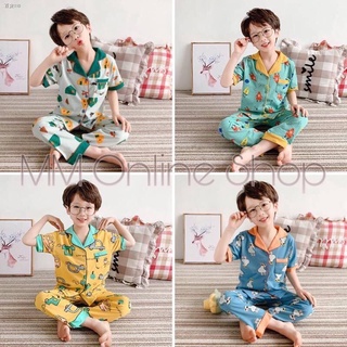 Paborito┇☢LIMITED EDITION!!(1-12y/o Boys) Kids Premium Combed Cotton Pajama terno ;Pure Cotton (1)