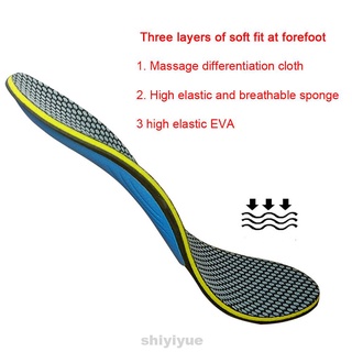 1pair Non Slip Anti Bacteria Shock Absorption Fatigue Relieve Sports Arch Correction Insoles