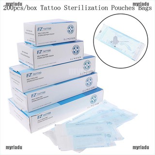 【MRDU】200Pcs/Box Disposable Self-Sterilization Pouches Autoclave Bags Dental Tattoo