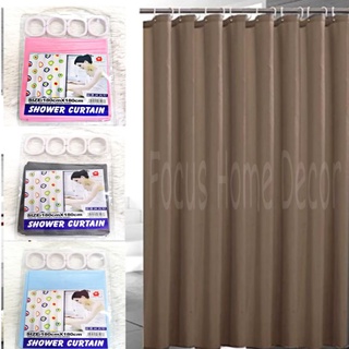 Plain Bathroom Shower Curtain (180*180cm) #CYP-02