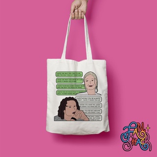 handbag ✷10 Things I Hate About You Canvas Tote Bag with Zipper | Netflix Rom-com♧
