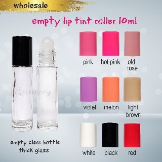 100pcs 10ml Roller Clear Glass Bottle For Lip Tint EMPTY Wholesale (1)