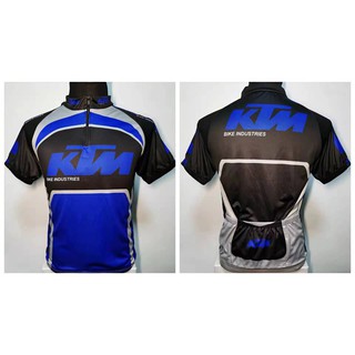 Men's Short Sleeve Cycling Mountain Bike Summer Sports Bicycle Jersey "With Pocket at the Back"