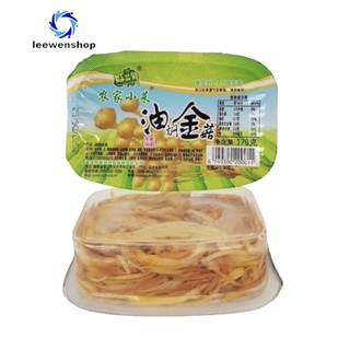 EQGS Golden Enoki Vegetarian Mushroom In Oil 170g