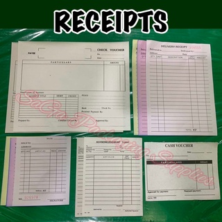 10 pads Business Receipts Resibo