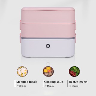 Electric Lunch Box Removable Portable Food Warmer Multifunction Food Heater (8)