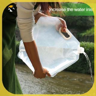 Ready Outdoor portable folding water bag car water storage bag emergency riding folding water bag ⓠ