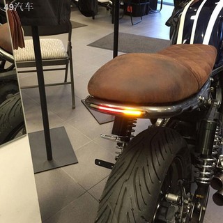 ●✓◊Motorcycle LED Scrambler Brake Tail License Plate Light For Bobber Cafe Racer UK