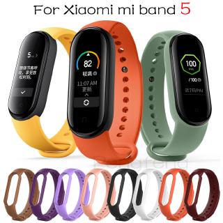 25 Colors sport Strap for Xiaomi Mi Band 5 6 NFC Miband 5 /6 Silicone