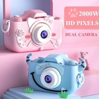 [photo + Video]Cute Children's Camera Mini Hd 1080 P Digital Camera Cartoon Shape For Kids Early Learning Gift kids toys