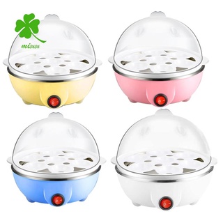 [In stock]-Electric Boiled Egg Cooker Boiler Maker Rapid Heating Stainless Steel Steamer Pan Cooking Tool,Yellow US Plug