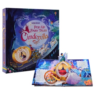 Usborne POP UP Fairy Tale Cinderella English Educational 3D Flap Picture Books Children Kids Reading
