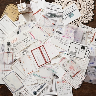 ENWEI 60 Pcs/Set Ins Basis Memo Pad Note Pad Journal DIY Vintage Material Paper Creative Scrapbooking Stationery