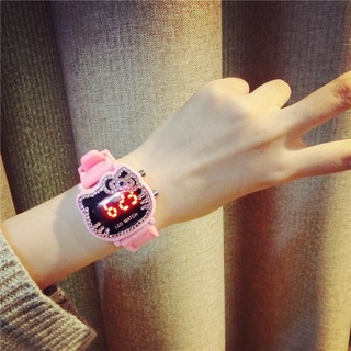 smartwatch*Watch girl student child girl boy cartoon toy Hello Kitty girl cute cat electronic watch