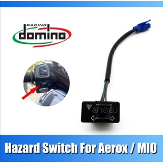 Motorcycle Accessories◎hazard switch domino for mio and aerox
