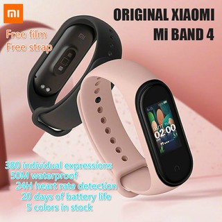 Xiaomi Mi Band 4 2019 Newest Miband 4 Mp3 Music Fuction Color Screen Fitness Heart Rate Smartwatch (1)