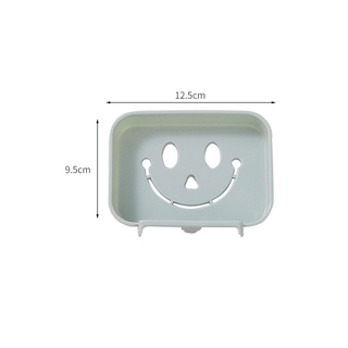 Adhesive Smile Soap Box Soap Box Soap Rack Soap Holder Soap Box (8)