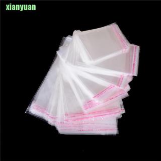 XY 100Pcs/Bag OPP Clear Seal Self Adhesive Plastic Jewelry Home Packing Bags