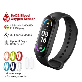 Xiaomi Mi Band 6 Sport Wristband Heart Rate Fitness Tracker Waterproof 1.56" AMOLED Screen